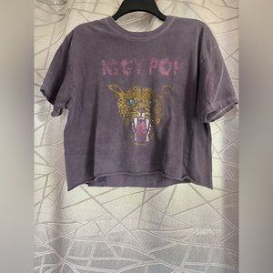 Iggg pop cropped tee